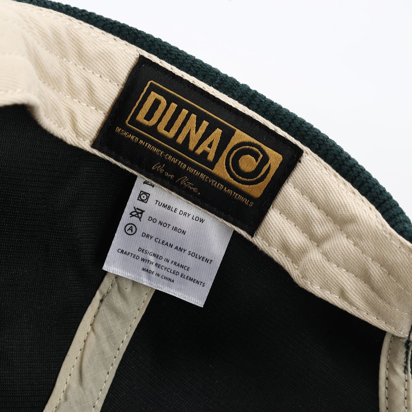 DUNA CASQUETTE VELOURS RECYCLE "Pin"