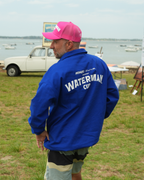 Vareuse en toile de coton bleu DUNA (WATERMAN CUP EDITION)