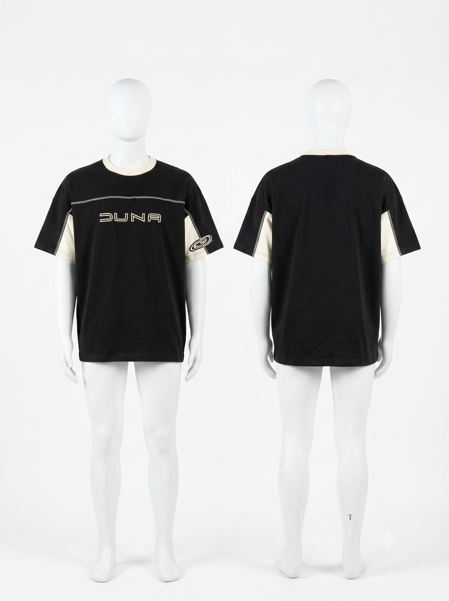 T-shirt RETRO Ensablé Duna OVERSIZE