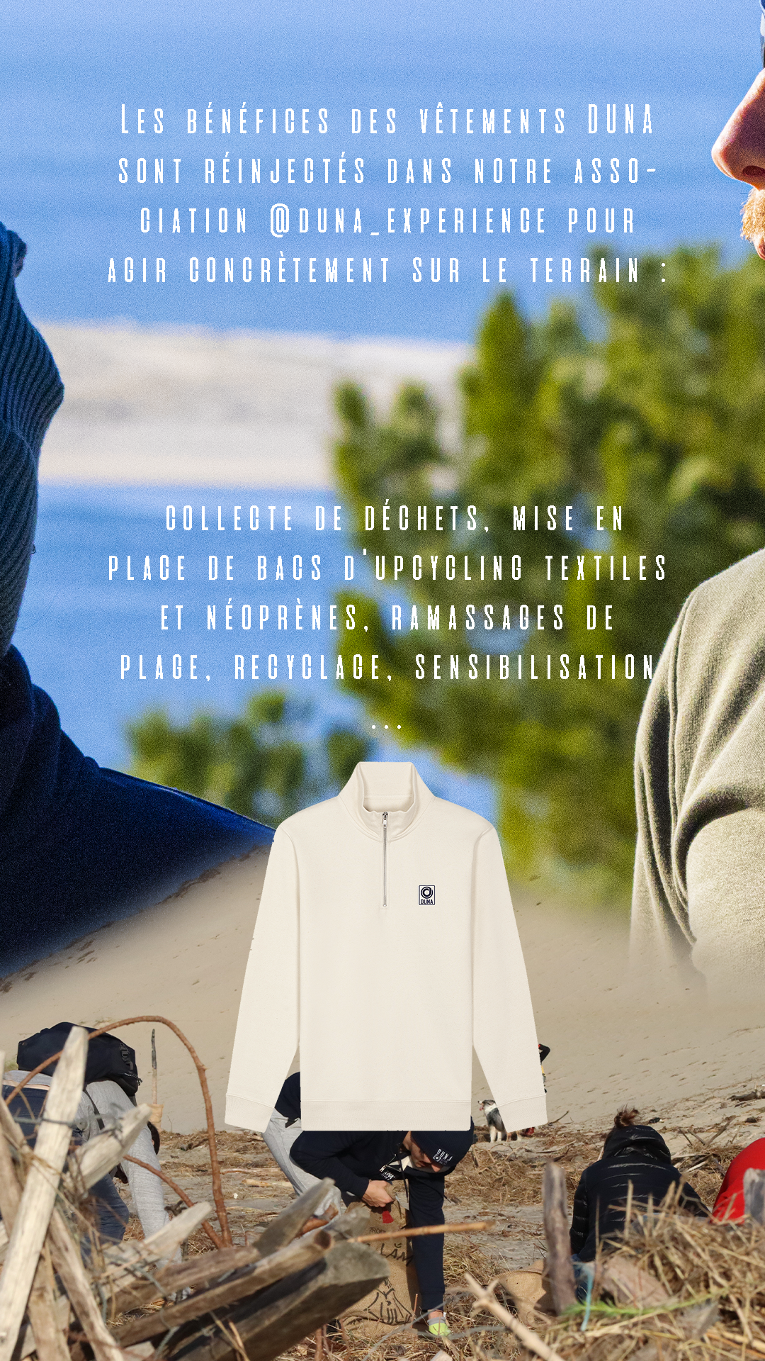 Pull Polaire Homme zipé duna